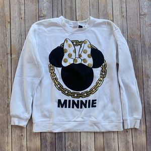 White Minnie Mouse - Disney Sweater